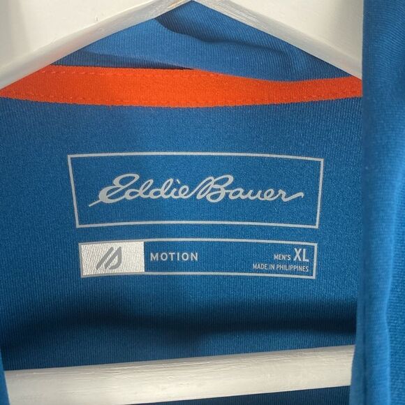 Eddie Bauer FreeDry Movement Full Zip Jacket Size XL Blue NWT 228 - Picture 6 of 10
